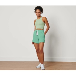 Tchibo - Sport-Sweatshorts - Damen - Gr. XS - hellgrün