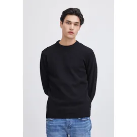 CASUAL FRIDAY Strickfleece-Pullover anthrazit schwarz 3XL