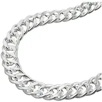 GALLAY Zwillingspanzerkette Silber 925 21cm