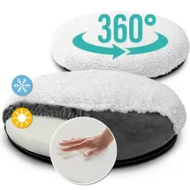 eloneo Orthopädisches Drehkissen, 1 Stück, ⌀39cm