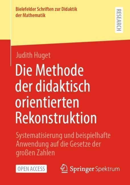 Die Methode Der Didaktisch Orientierten Rekonstruktion - Judith Huget  Kartoniert (TB)