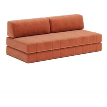 Innovation Living Schlafsofa CozyPad Stoff Rust Orange