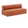 Innovation Living Schlafsofa CozyPad Stoff Rust Orange