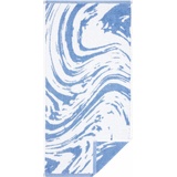 Egeria Badetuch »Marble«, (1 St.), graphisches Muster, 100% Baumwolle, blau