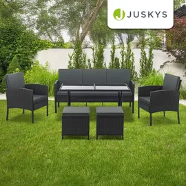 Juskys Polyrattan Sitzgruppe Turin