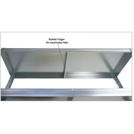 Proregal Schwerlastregal Steel Eagle HxBxT 180x100x60cm Fachlast 130kg Verzinkt