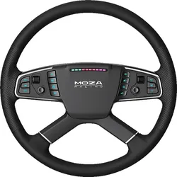 MOZA RACING TSW Truck Wheel, Lenkrad, Schwarz