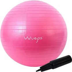 Pilates- und Yogaball - 65cm Rosa - inklusive Aufblasvorrichtung 65 CM