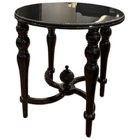 Casa Padrino Beistelltisch »Luxus Barock Beistelltisch Schwarz - Handgefertigter Massivholz Tisch - Barock Möbel«