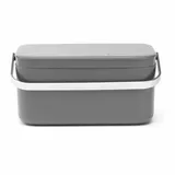 Brabantia Bio-Abfalleimer Dark Grey Edelstahl Grau