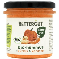 Rettergut Hummus Kürbis & Karotte Aufstrich bio