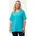 Shirt in tiefes aqua 46-48