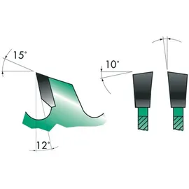 Edessö Kreissägeblatt Präzision 350 x 3,5 2,5 x 30 mm Z=54