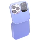 Yunir Klapphandy für Senioren, 2G Entsperrtes Senioren-Klapphandy, mit 1,77-Zoll-Bildschirm, Dual-SIM-Senioren-Basishandy mit Großen Tasten und LED-Taschenlampe (Purple)