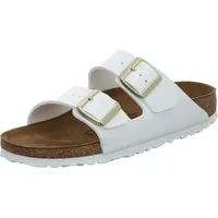 Birkenstock Arizona Birko-Flor Lack schmal patent white 41
