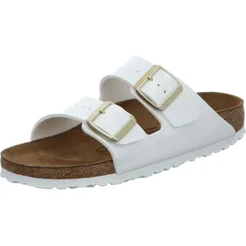 Birkenstock Arizona Birko-Flor Lack schmal patent white 41