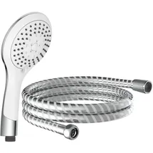 Schütte Handbrause-Set Broadway chrom-weiß