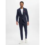 Finshley & Harding London Anzug Brixdon/Hoxdon in marine weiß | Gr.: 102