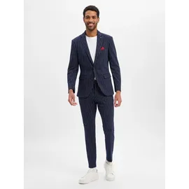 Finshley & Harding London Anzug Brixdon/Hoxdon in marine weiß | Gr.: 102