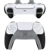 eXtremeRate PlayVital Grip Sticker für ps5 Anti-Rutsche Professionale strukturierte Gummipads Griffpolster Aufkleber Skin für Playstation 5 Controller(Armored Edition-Schwarz)