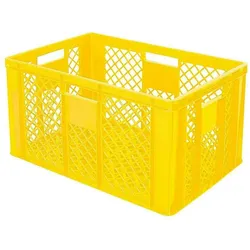 BRB 54 Euroboxen / Bäckerkiste, LxBxH 600 x 400 x 320 mm, Palettenware, gelb