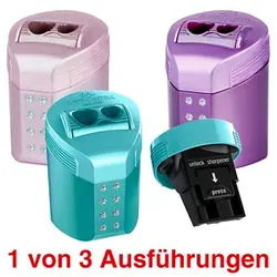 FABER-CASTELL Dosenspitzer doppelt RollOn Sparkle farbsortiert