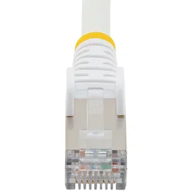 Startech StarTech.com 10 m CAT6a Kabel - LSZH-Raucharm, Halogenfrei - 10 Gigabit RJ45 LAN Kabel - SFTP Patchkabel - Weiß - CAT6a Verlegekabel - Abgeschirmtes Netzwerkkabel/Ethernet Kabel (NLWH-10M-CAT6A-PATCH)