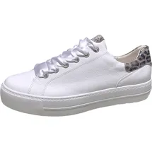Paul Green Sneaker Low Damen Weiß/Grün 37,5