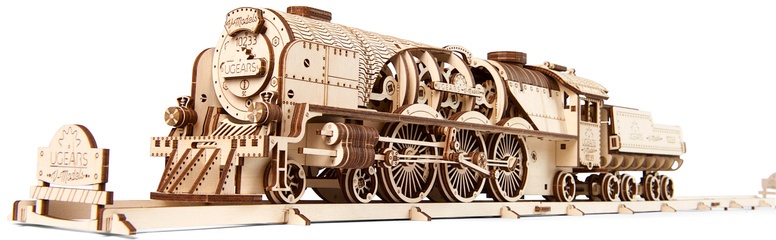 3D Puzzle Zug Mit Wagen 538Pcs