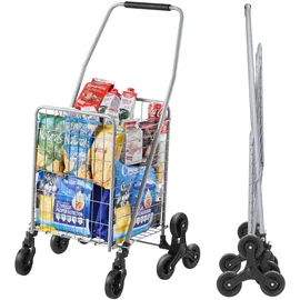 Vevor Treppenkarre Silber 45 l