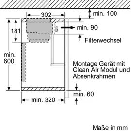 Bosch DWZ1IX1C6 Umluftmodul