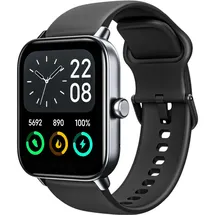 Bea-fon SmartWatch 101 BT 40 mm Kunststoffgehäuse schwarz Sportarmband schwarz M