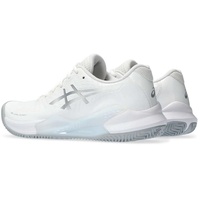 ASICS Damen Gel-Challenger 14 Clay Sneaker, White/Pure Silver, 40.5 EU