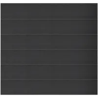 Tetzner & Jentzsch WPC-Steckzaunsystem ELZE anthrazit Zaunset 6 Zaunlamellen