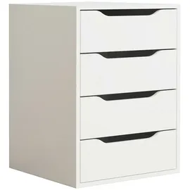 VCM Nachtschrank Malira L 46 x 42 x 0 cm Weiß