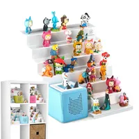 TRAUMBAUM® Tonie Regal als Einsatz für IKEA KALLAX | vollständig magnetisches Toniebox Regal für mehr als 50 Figuren + Box | Tonieregal für Mädchen und Jungen in weiß | Tonie Box Aussparung [Links]