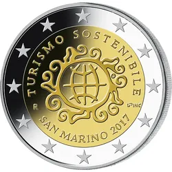 San Marino 2017 2-Euro Gedenkmünze "Jahr des Tourismus"