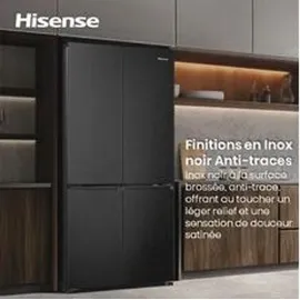 Hisense RQ5P470SAFD Multi Door (483 l, 1785 mm hoch, Schwarz)