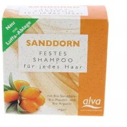 Alva Naturkosmetik Sanddorn - Festes Shampoo 60 g