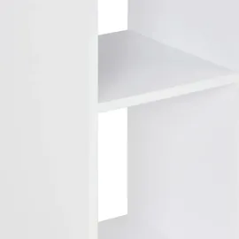 vidaXL Bartisch 60 x 60 x 110 cm Weiß und Beton