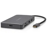 Nedis CCBW64250AT02 Station d'accueil USB 3.2 Gen 1 (3.1 Gen 1) Type-C Anthracite
