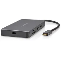 Nedis CCBW64250AT02 Station d'accueil USB 3.2 Gen 1 (3.1 Gen 1) Type-C Anthracite