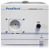 Peaktech Trenntransformator 230 V 500 W F (CEE 7/4)