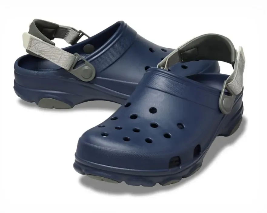 Crocs Sandale All Terrain Clog (robuste Außensohle, verstellbarer Turbo Strap) navyblau - 1 Paar