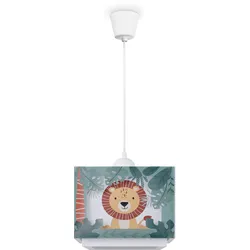 PACO HOME Pendelleuchte "GRETA", weiß, H: 24,5cm, Lampen, Kinderlampe