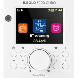 ECG B.BOLD 3200 Cubo|Internetradio| FM | BT | Weiss | - Weiß