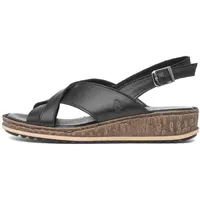 Hush Puppies Damen Elena Riemchensandalen, Schwarz, 36 EU - 36 EU