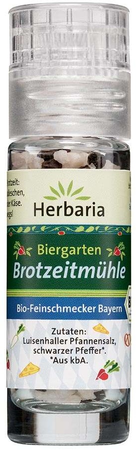 Herbaria Biergarten Brotzeitmühle Salz & Pfeffer Bio 16 g