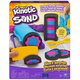 Kinetic Sand Slice n Surprise Set - mit original magischem kinetischem Sand aus Schweden in 3 Farben und 7 Werkzeugen für tolle Muster, ideal für Indoor-Sandspiel, für Kinder ab 3 Jahren