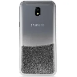 Cover Sand Glitter Silber für Samsung Galaxy J5 2017